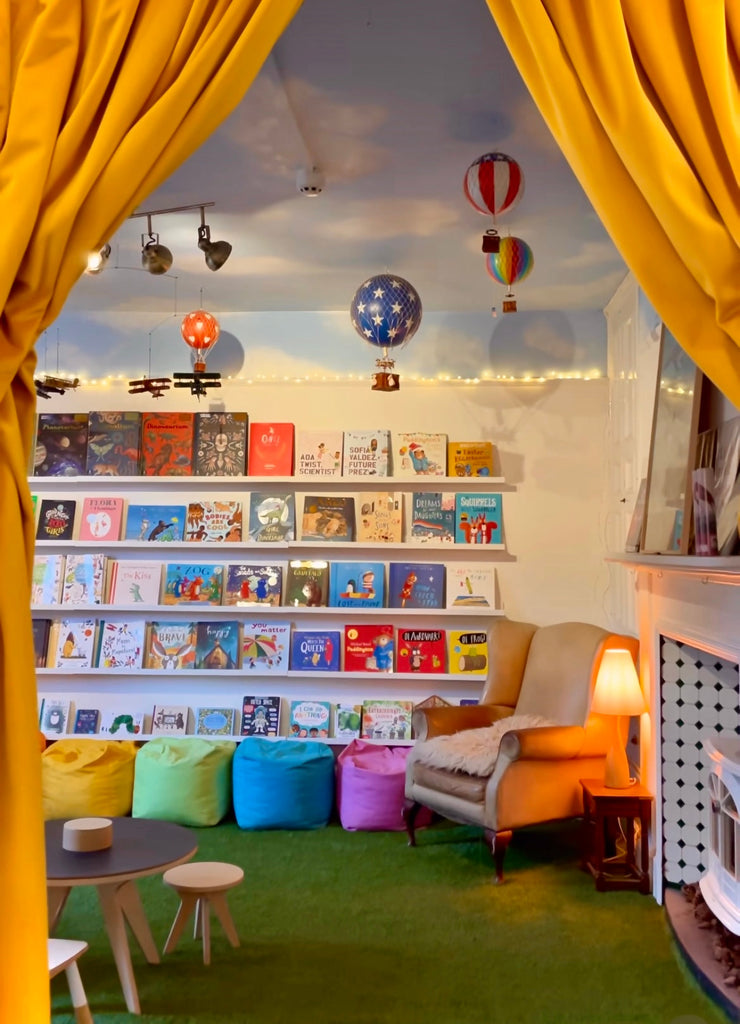 Come and browse our ever changing selection of classic picture books, modern treasures, sturdy board books and all things kind and beautiful in between. In our calm and beautiful Book Room you can sit by the fire and bring a world of adventures to life.