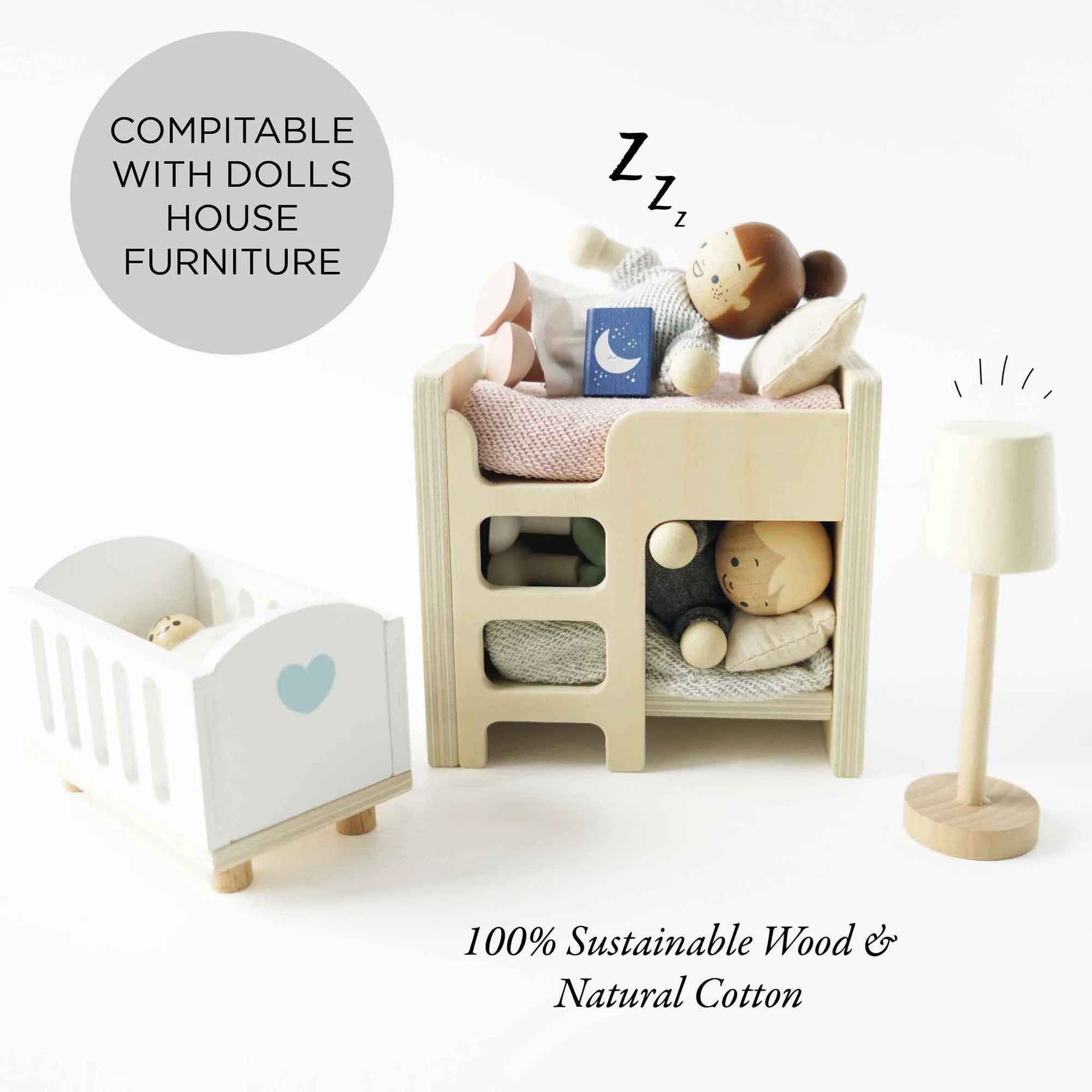 Dolls house family with baby shop